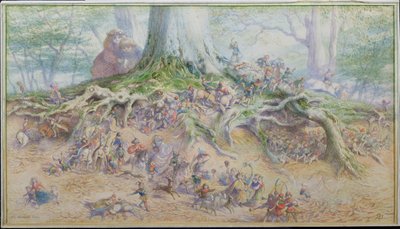 Onbekend schilderij door Richard Doyle